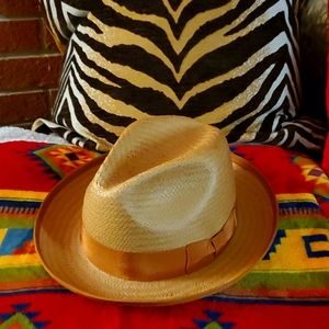 Fedora straw hat
